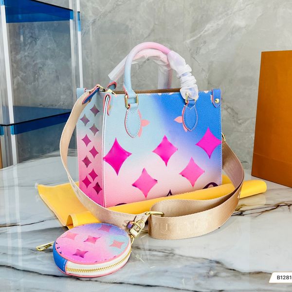 women luxurys designers mm totes bags onthego handbag gradient shouder crossbody bag genuine leather messenger ladies handbags 25cm with coi
women luxurys designers mm totes bags onthego handbag gradient shouder crossbody bag genuine leather messenger ladies handbags 25cm with coi