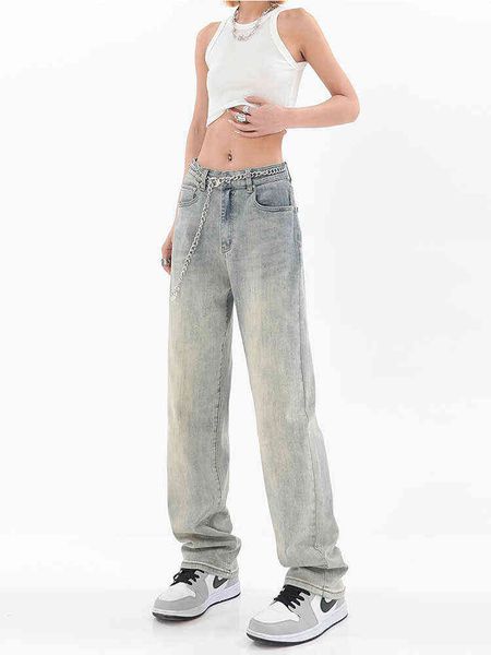 washed blue ladies jeans high waist vintage straight baggy denim pants american style fashion streetwear wide pipes denim pants l220726
washed blue ladies jeans high waist vintage straight baggy denim pants american style fashion streetwear wide pipes denim pants l220726