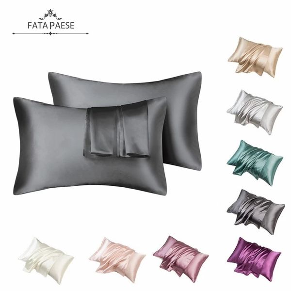 party favors solid silky satin skin care pillowcase hair anti pillow case queen king full size pillow covers
party favors solid silky satin skin care pillowcase hair anti pillow case queen king full size pillow covers