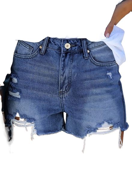 women's high waisted ripped stretchy denim short summer jean shorts s8nk#, White;black
women's high waisted ripped stretchy denim short summer jean shorts s8nk#, White;black