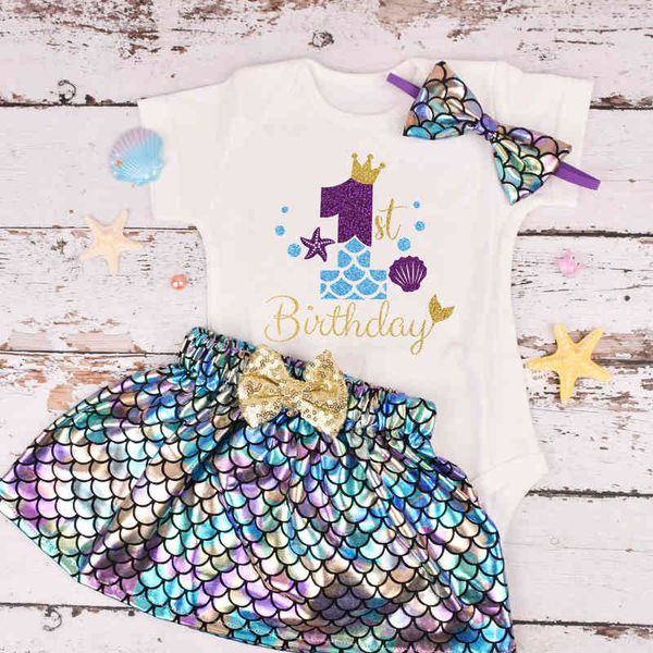 baby girl mermaid birthday outfit 1st birthday party costume baby shower party under the sea theme party kids set 3 color option aa220323, White
baby girl mermaid birthday outfit 1st birthday party costume baby shower party under the sea theme party kids set 3 color option aa220323, White