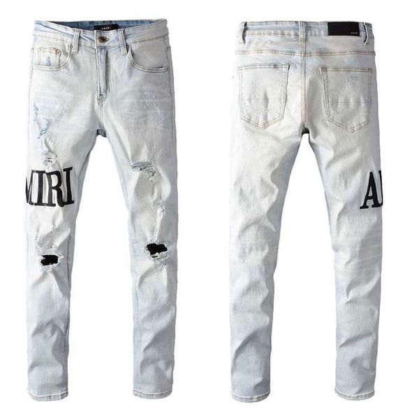 2022 new mens designer jeans distressed ripped biker slim fit motorcycle bikers denim for men s fashion mans pants #6615, Blue
2022 new mens designer jeans distressed ripped biker slim fit motorcycle bikers denim for men s fashion mans pants #6615, Blue