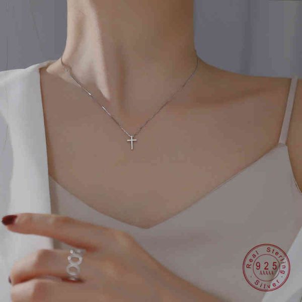hi man 925 sterling silver korean simple cross pendant necklace woemn vintage anniversary jewelry
hi man 925 sterling silver korean simple cross pendant necklace woemn vintage anniversary jewelry