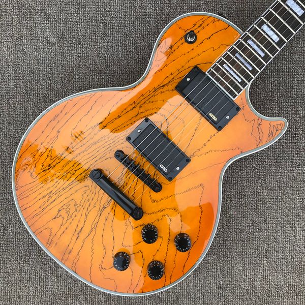 custom lp electric guitar, black hardware, rosewood fingerboard, orange and red back, solid mahogany body guitar
custom lp electric guitar, black hardware, rosewood fingerboard, orange and red back, solid mahogany body guitar