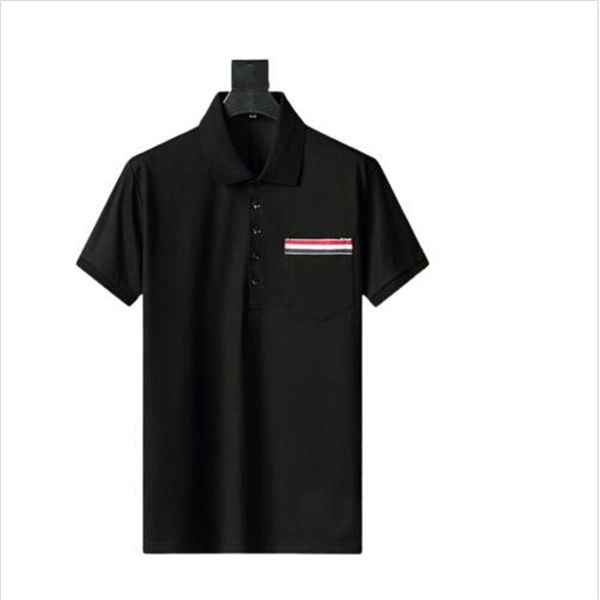 2022 dropship fashion designer men's polos shirts men short sleeve t-shirt original single lapel shirt jacket sportswear jogging suit #, White;black