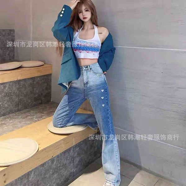 women's jeans shenzhen nanyou one to handmade love jeans women's straight tube high waist trousers gradient blue
women's jeans shenzhen nanyou one to handmade love jeans women's straight tube high waist trousers gradient blue