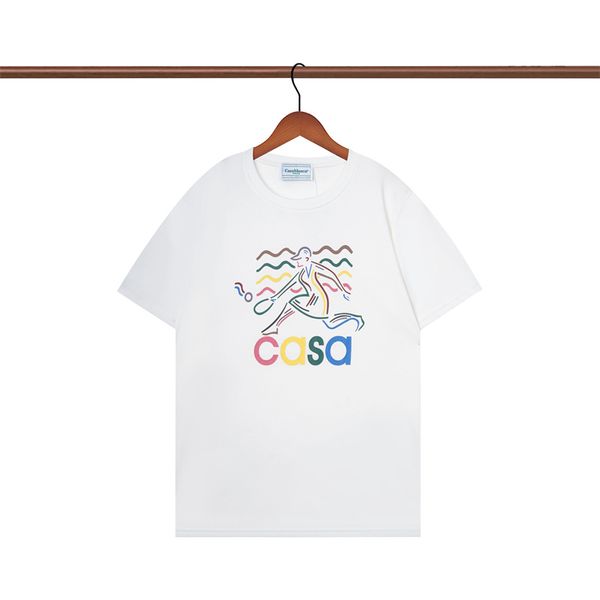 casa summer t shirt mens womens loose tees man casual shirt luxurys clothing streetwear shorts sleeve polos tshirts 9caq8, White;black
casa summer t shirt mens womens loose tees man casual shirt luxurys clothing streetwear shorts sleeve polos tshirts 9caq8, White;black