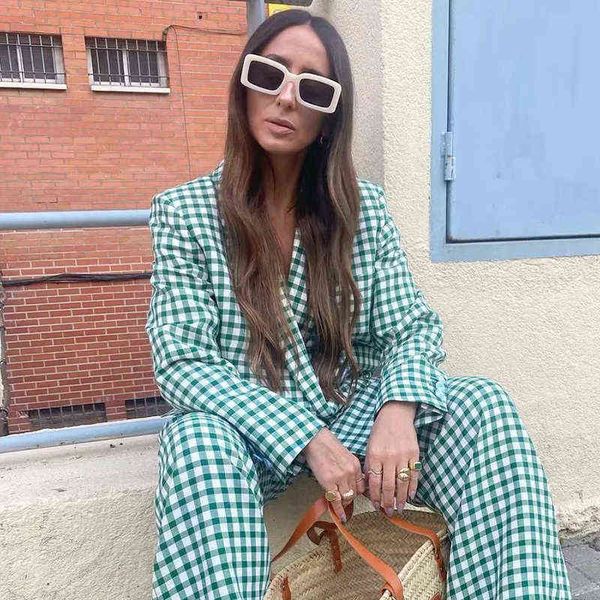 green plaid blazer coat jacket women high fashion streetwear oversized office ladies outfits spring autumn coat l220714, White;black
green plaid blazer coat jacket women high fashion streetwear oversized office ladies outfits spring autumn coat l220714, White;black