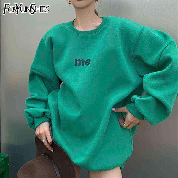 letter print sweatshirt oversized green round neck loose long sleeve pullovers coat women korean style fall harajuku casual t220726, Black
letter print sweatshirt oversized green round neck loose long sleeve pullovers coat women korean style fall harajuku casual t220726, Black