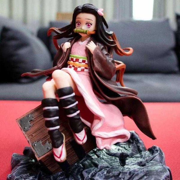 huiya01 devil's blade anime figure nezuko demon slayer sitting position backpack statue kimetsu no yaiba action figure model toys decor
huiya01 devil's blade anime figure nezuko demon slayer sitting position backpack statue kimetsu no yaiba action figure model toys decor