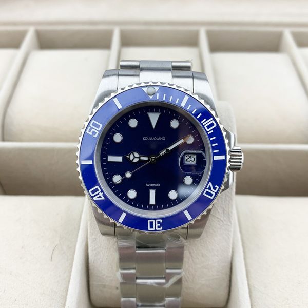 41mm men's mechanical watch sapphire glass miyota8215 movement waterproof luminous luxury brand ceramic bezel blue, Slivery;brown
41mm men's mechanical watch sapphire glass miyota8215 movement waterproof luminous luxury brand ceramic bezel blue, Slivery;brown