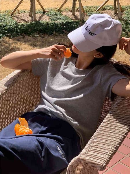 women's t-shirt spring south korea dongdamen casual solid color round neck pullover short sleeve t-shirt straight tube women 1r3l, White
women's t-shirt spring south korea dongdamen casual solid color round neck pullover short sleeve t-shirt straight tube women 1r3l, White