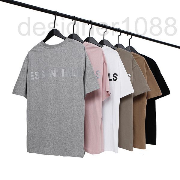men's casual shirts designer fashion brand fog double thread essentials short sleeve letters fashion reflective high street men and wom, White;black
men's casual shirts designer fashion brand fog double thread essentials short sleeve letters fashion reflective high street men and wom, White;black
