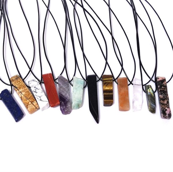 reiki healing irregular stone pillar crystal quartz pendant & necklace rope chains for men women fashion jewelry, Silver
reiki healing irregular stone pillar crystal quartz pendant & necklace rope chains for men women fashion jewelry, Silver