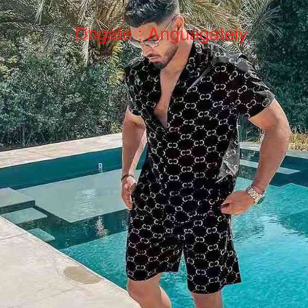 casual men's luxury shirts tracksuit hawaiian sets t-shirts printing summer fashion swim short sleeve button men shirt suit vacation be, White;black
casual men's luxury shirts tracksuit hawaiian sets t-shirts printing summer fashion swim short sleeve button men shirt suit vacation be, White;black