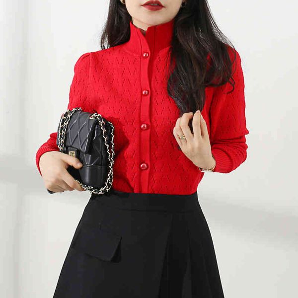 women's hoodies sweatshirts french celebrity wind red high neck knitted cardigan autumn style thin foreign net blouse women k1yr, Black
women's hoodies sweatshirts french celebrity wind red high neck knitted cardigan autumn style thin foreign net blouse women k1yr, Black