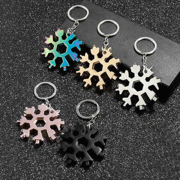 keychains 18 in 1 snowflake multi pocket tool keychain spanner hex wrench multifunction screwdriver multipurpose camp survive outdoor hike, Silver
keychains 18 in 1 snowflake multi pocket tool keychain spanner hex wrench multifunction screwdriver multipurpose camp survive outdoor hike, Silver