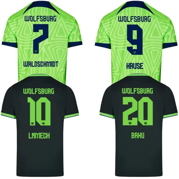 2022 2023 vfl wolfsburg soccer jerseys l.nmecha waldschmidt baku arnold kruse wind 22 23 home away football shirt, Black
2022 2023 vfl wolfsburg soccer jerseys l.nmecha waldschmidt baku arnold kruse wind 22 23 home away football shirt, Black