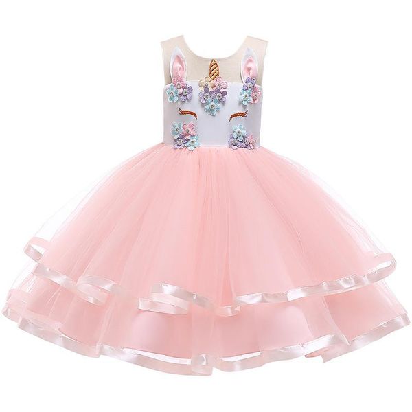 girl's dresses baby girls casual toddler clothes unicorn princess christmas gauze kids e3012, Red;yellow
girl's dresses baby girls casual toddler clothes unicorn princess christmas gauze kids e3012, Red;yellow