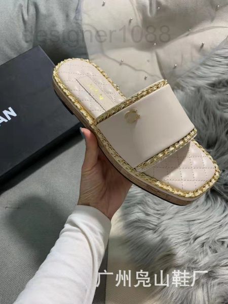 sandals designer xiaoxiang chain lingge sandals 2022 new thick bottom one line women's slippers leisure and versatile open toe holiday, Black
sandals designer xiaoxiang chain lingge sandals 2022 new thick bottom one line women's slippers leisure and versatile open toe holiday, Black