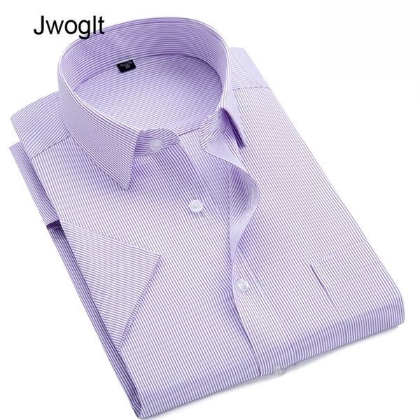 summer casual short sleeve shirts men regular fit striped business work white dress shirts 210412, White;black
summer casual short sleeve shirts men regular fit striped business work white dress shirts 210412, White;black