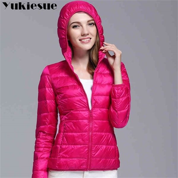 ladies winter warm coat woman light 90 white duck down jackets women hooded parka female jackets windproof ourwear 210412, Black
ladies winter warm coat woman light 90 white duck down jackets women hooded parka female jackets windproof ourwear 210412, Black