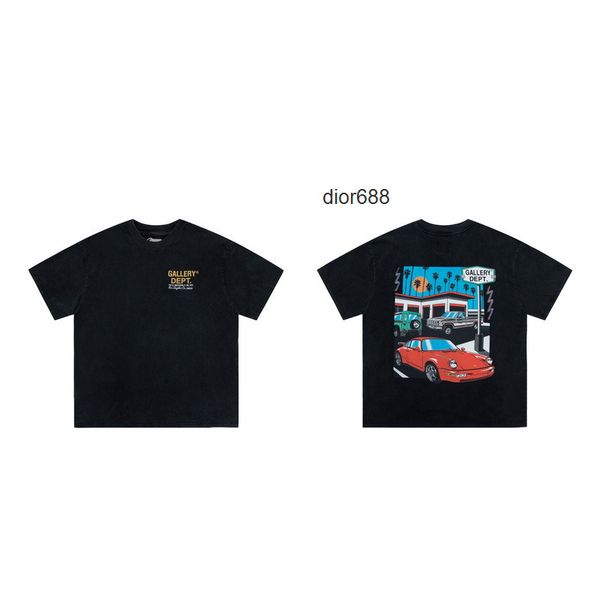trendy galery dept washed used cartoon car print casual short sleeve t-shirt, White;black
trendy galery dept washed used cartoon car print casual short sleeve t-shirt, White;black