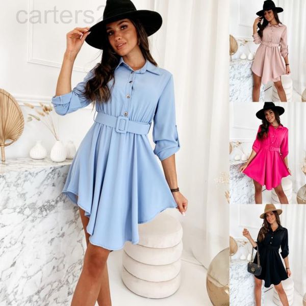 casual dresses designer 2022 women's spring new product solid color roll up sleeve waist shirt dress ypzv2022, Black;gray
casual dresses designer 2022 women's spring new product solid color roll up sleeve waist shirt dress ypzv2022, Black;gray