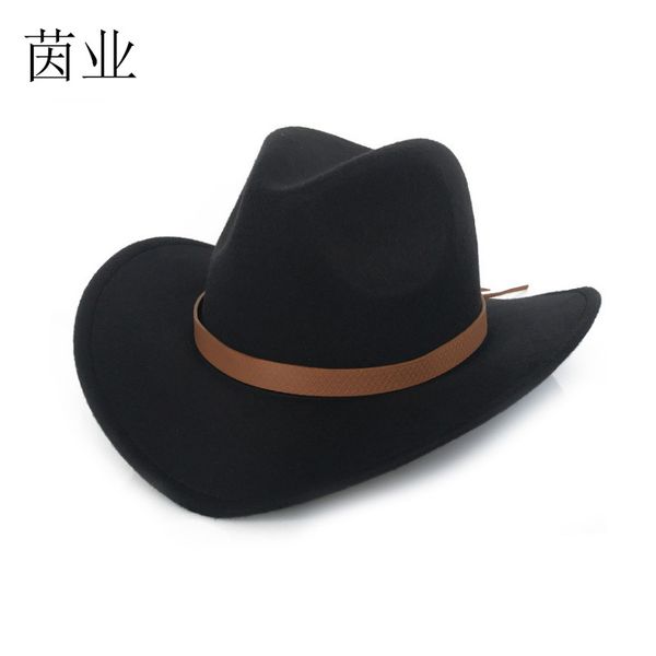 tassel belt western cowboy hat men and women autumn and winter warm fedora hat woolen hat felt cap, Blue;gray
tassel belt western cowboy hat men and women autumn and winter warm fedora hat woolen hat felt cap, Blue;gray