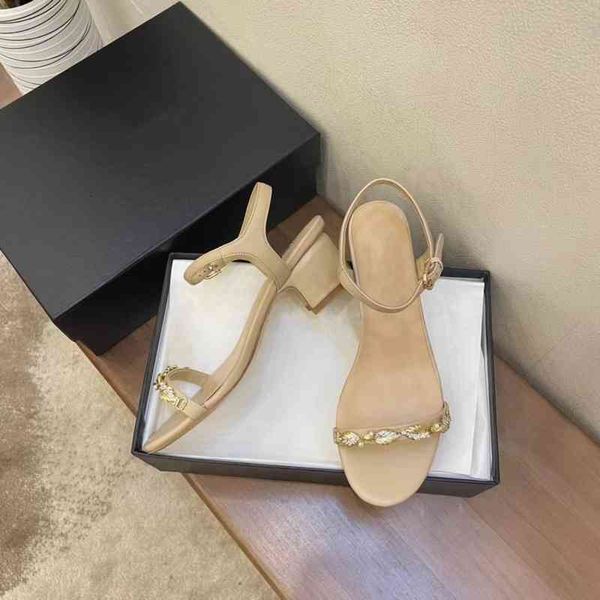 summer leather sandals women's sandals open end middle heel metal decoration series, Black
summer leather sandals women's sandals open end middle heel metal decoration series, Black