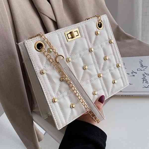 single bag women's large 2022 new fashion korean version rivet chain capacity lock letter shoulder messenger bags woman purse and handb
single bag women's large 2022 new fashion korean version rivet chain capacity lock letter shoulder messenger bags woman purse and handb