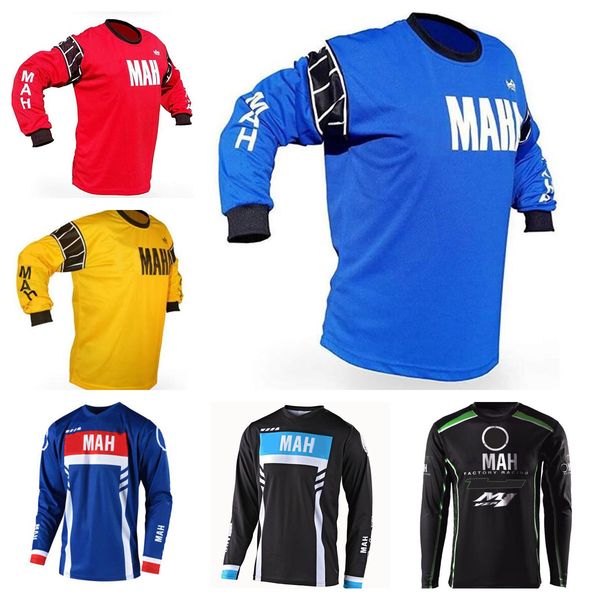2022new motorcycle team downhill jersey outdoor off-road long sleeve t-shirt