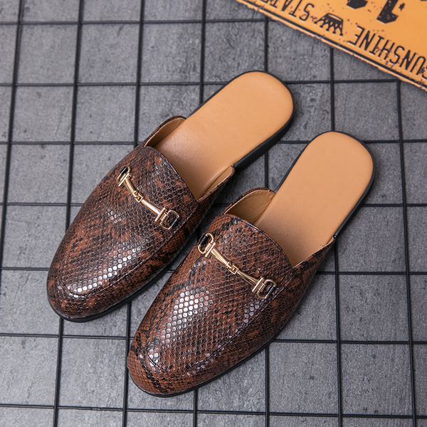 half shoes for men leather mules casual shoes men fashion 2022 men slipper mules backless loafers retro flat heel party slippers, Black
half shoes for men leather mules casual shoes men fashion 2022 men slipper mules backless loafers retro flat heel party slippers, Black