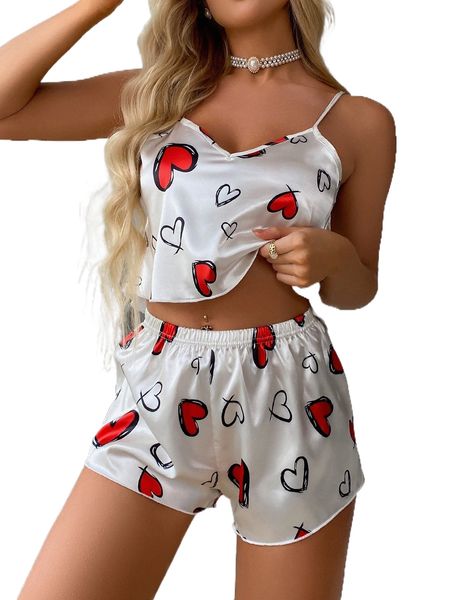 heart print cami pj set 610d#, Black;red
heart print cami pj set 610d#, Black;red