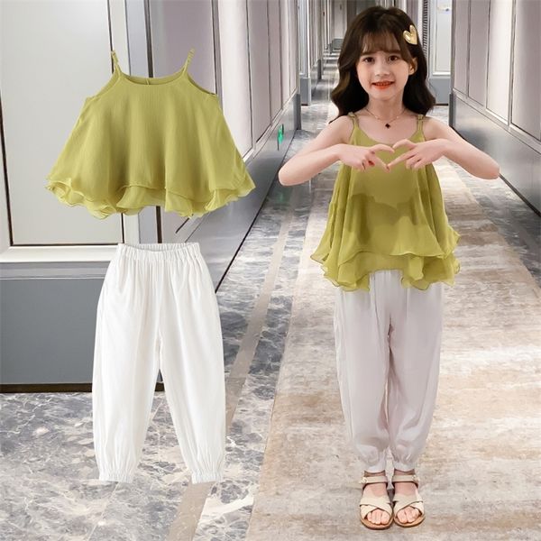 girls clothes solid vest short costume for casual style girl clothing summer children s 6 8 10 12 14 220620, White
girls clothes solid vest short costume for casual style girl clothing summer children s 6 8 10 12 14 220620, White