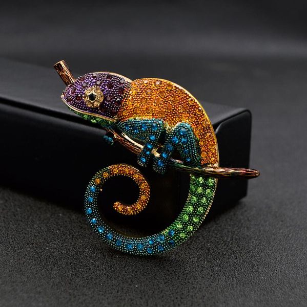 rhinestone lizard brooches for women chameleon brooch pin animal design pins fashion jewelry gift 3 colors, Gray
rhinestone lizard brooches for women chameleon brooch pin animal design pins fashion jewelry gift 3 colors, Gray