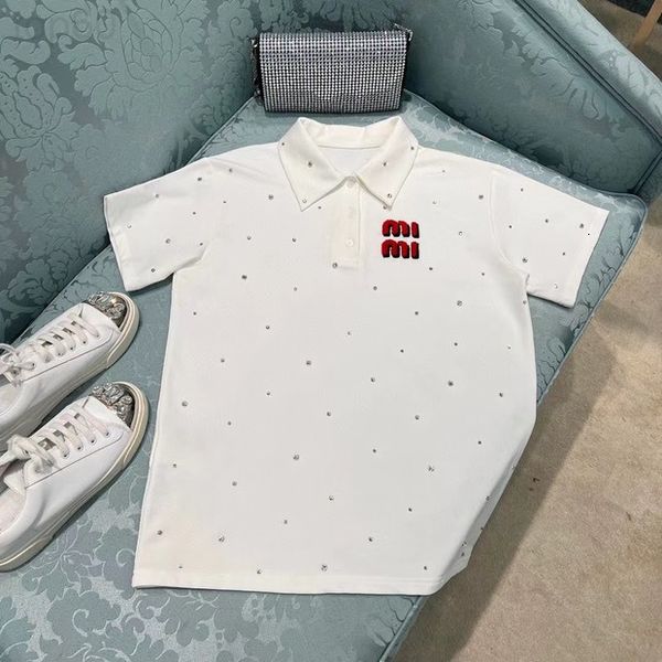 women's t-shirt designer miu miao 2022 spring and summer new color contrast three-dimensional towel embroidered letters all over the sk, White
women's t-shirt designer miu miao 2022 spring and summer new color contrast three-dimensional towel embroidered letters all over the sk, White