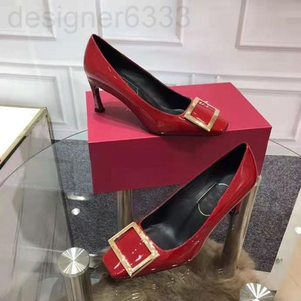 sandals designer r family shallow mouth thin heel temperament women's shoes patent leather square head thick single middle vx2m, Black
sandals designer r family shallow mouth thin heel temperament women's shoes patent leather square head thick single middle vx2m, Black