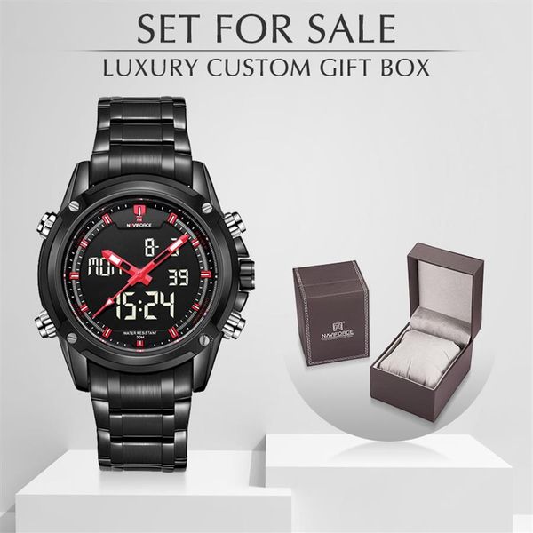 naviforce luxury brand quartz men watch military sports waterproof men's watches with box set for relogio masculino242s, Slivery;brown
naviforce luxury brand quartz men watch military sports waterproof men's watches with box set for relogio masculino242s, Slivery;brown