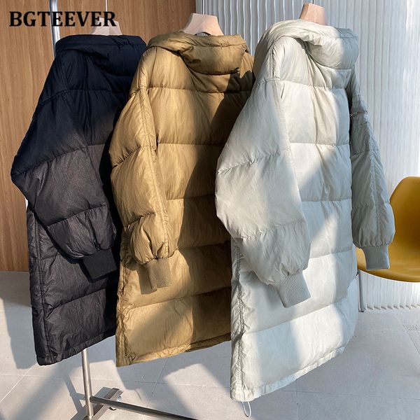 stylish hooded women long cotton padded coats full sleeve zippers loose female down jackets 2021 winter outwear, Tan;black
stylish hooded women long cotton padded coats full sleeve zippers loose female down jackets 2021 winter outwear, Tan;black
