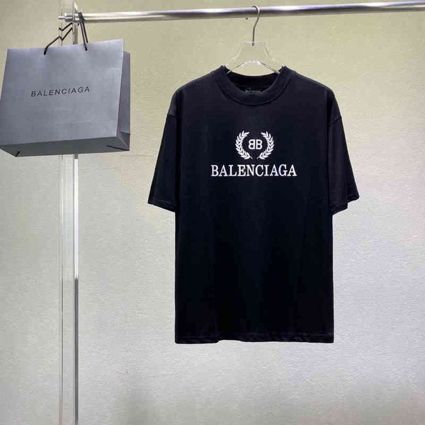 2022 designer bal t shirt high setting aristocratic family black wheat ear double b letter short sleeve t-shirt for lovers, White;black
2022 designer bal t shirt high setting aristocratic family black wheat ear double b letter short sleeve t-shirt for lovers, White;black