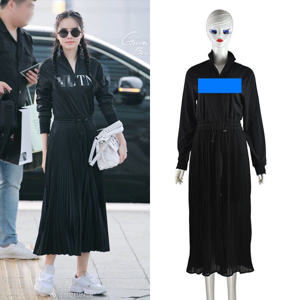 233 xl 2022 milan runway party dress summer flora print panelled long sleeve fashion dress womens clothes lapel neck black yichen, White;black
233 xl 2022 milan runway party dress summer flora print panelled long sleeve fashion dress womens clothes lapel neck black yichen, White;black