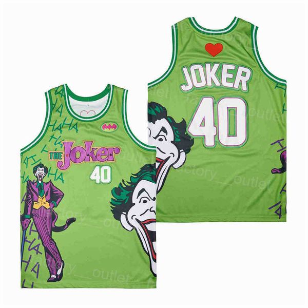 movie film 40 joker basketball jersey arthur fleck uniform university hiphop for sport fans embroidery team color green breathable hiphop co, Black
movie film 40 joker basketball jersey arthur fleck uniform university hiphop for sport fans embroidery team color green breathable hiphop co, Black