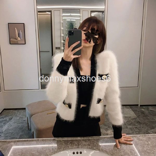 women's sweaters miss charming, miss, sister, all match, lazy wind, small perfume, mink, wool, knitted cardigan, sweater, 20 winter coa, White;black
women's sweaters miss charming, miss, sister, all match, lazy wind, small perfume, mink, wool, knitted cardigan, sweater, 20 winter coa, White;black