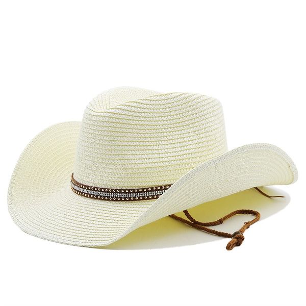 women's summer bucket west cowboy straw hat panamas uv protection sun visor seaside beach hat tide men hats, Blue;gray
women's summer bucket west cowboy straw hat panamas uv protection sun visor seaside beach hat tide men hats, Blue;gray