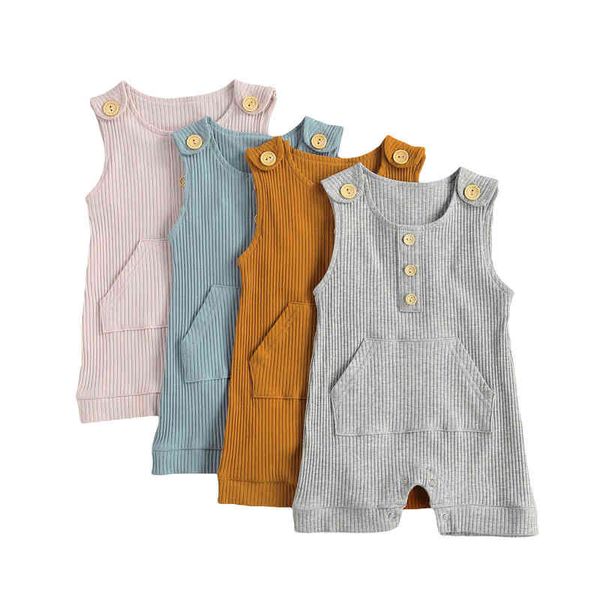 lioraitiin 0-18m newborn infant's baby boy girl romper sleeveless shoulder button ribbed solid jumpsuit g220510, Blue
lioraitiin 0-18m newborn infant's baby boy girl romper sleeveless shoulder button ribbed solid jumpsuit g220510, Blue