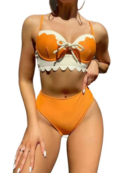 color block push up high waisted bikini swimsuit i9sz#, White;black 
color block push up high waisted bikini swimsuit i9sz#, White;black