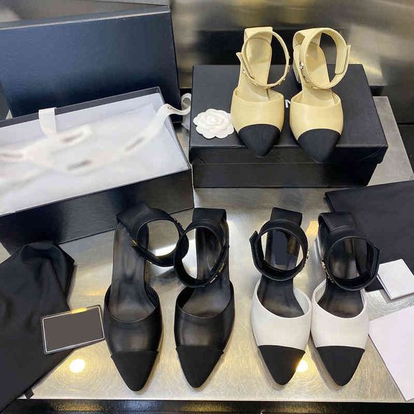 sandals small fragrant sandals letter ring french thick heel baotou pointed high heels semi single shoes grandma xiang, Black
sandals small fragrant sandals letter ring french thick heel baotou pointed high heels semi single shoes grandma xiang, Black