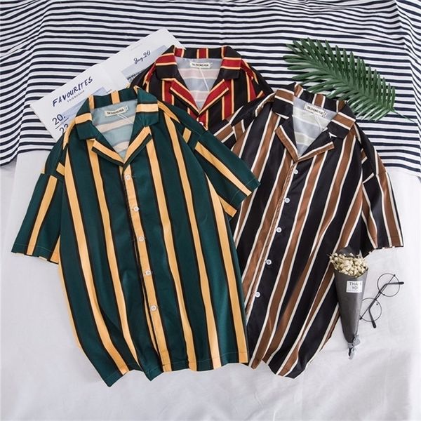 spring summer new hawaii men shirts short sleeve blouse male stripe print loose casual shirts mens beach shirts fm044, White;black
spring summer new hawaii men shirts short sleeve blouse male stripe print loose casual shirts mens beach shirts fm044, White;black