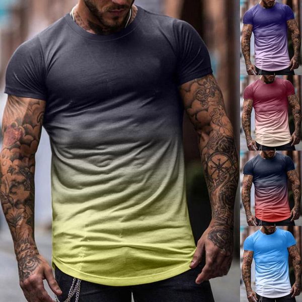men's t-shirts m-4xl summer men's casual quick dry multicolor short sleeve round neck gradient color elasticity pullover 2022men&, White;black
men's t-shirts m-4xl summer men's casual quick dry multicolor short sleeve round neck gradient color elasticity pullover 2022men&, White;black